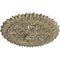 Ekena Millwork Lariah Ceiling Medallion (Fits Canopies up to 1 3/8"), 24 3/4"OD 1 3/8"ID x 3 1/4"P, Gobi Desert CM24LAGDF - alternate 2